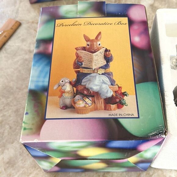 Large Easter Bunny Trinket Box - Picture 8 of 9